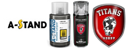 Prémiové modelářské produkty A-Stand a TITANS HOBBY
